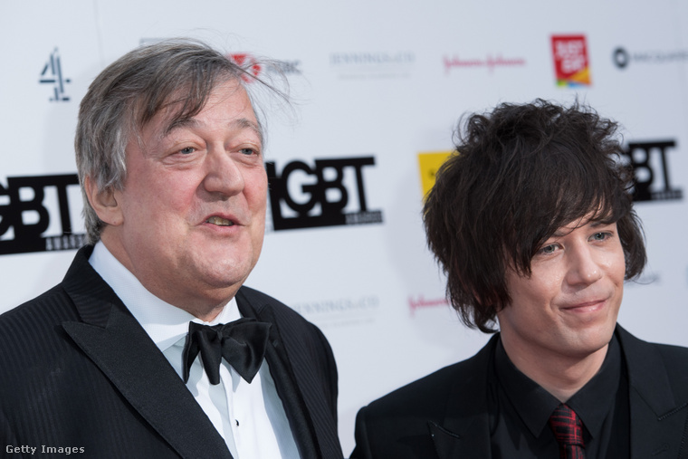 Stephen Fry és Elliot Spencer. (Fotó: Getty Images)