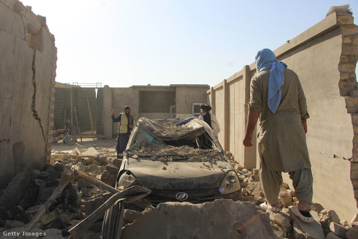 Egy pakisztáni légitámadás helyszíne Afganisztánban 2025. október 16-án