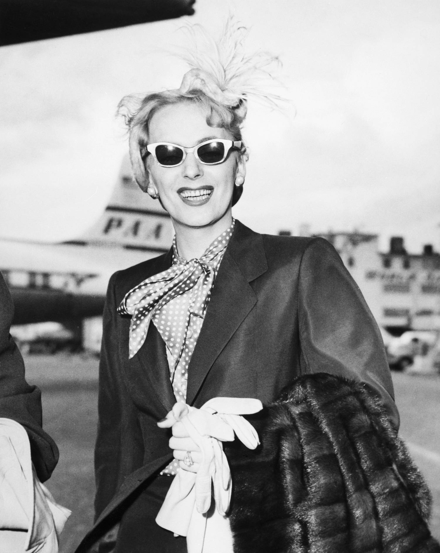 1953-as fotó Christine Jorgensenről.