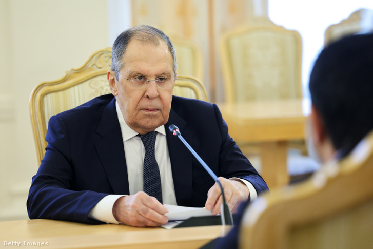 Szergej Lavrov orosz külügyminiszter Moszkvában, Oroszországban, 2025. július 31-én