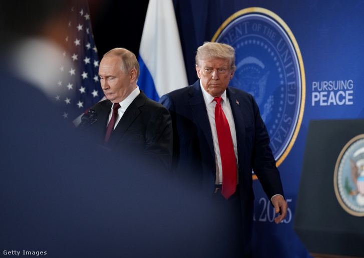 Vlagyimir Putyin és Donald Trump 2025. augusztus 15-én