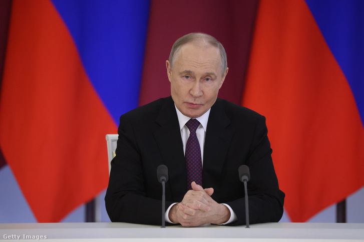 Vlagyimir Putyin 2025. április 17-én
