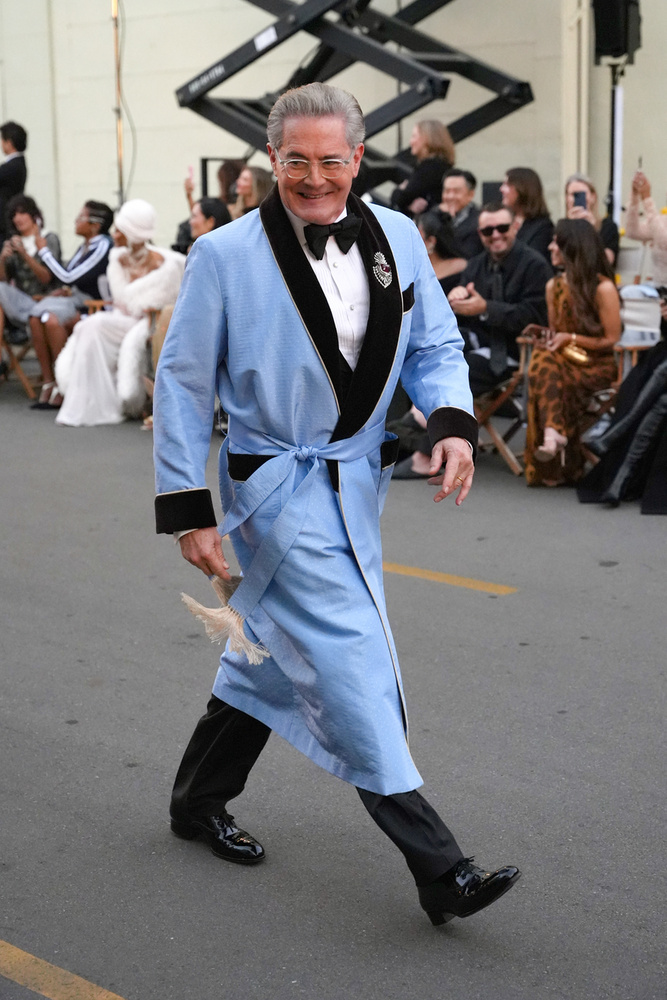 Kyle MacLachlan a Twin Peaks főszereplője vidáman sétált végig a nézők előtt.