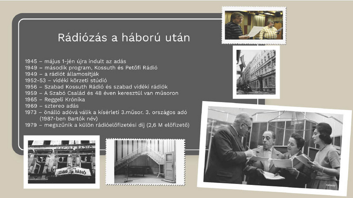 A II. világháború utáni események