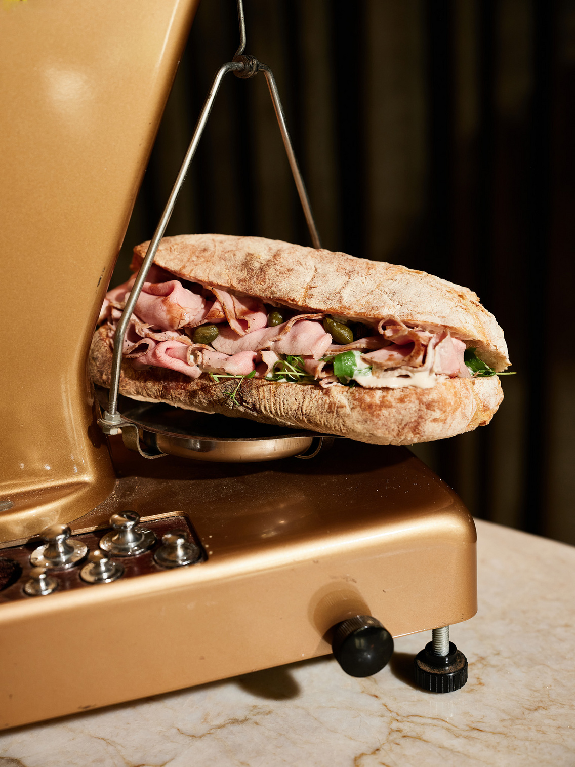 La signora mortadella schiacciata