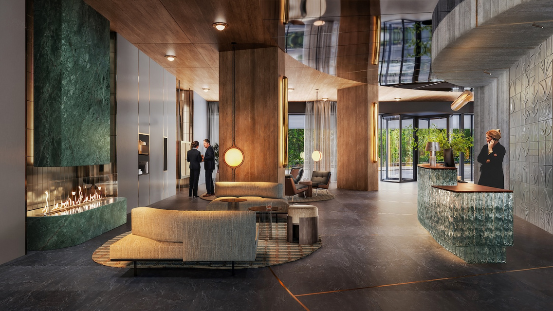 Marriott Residences Budapest lobby