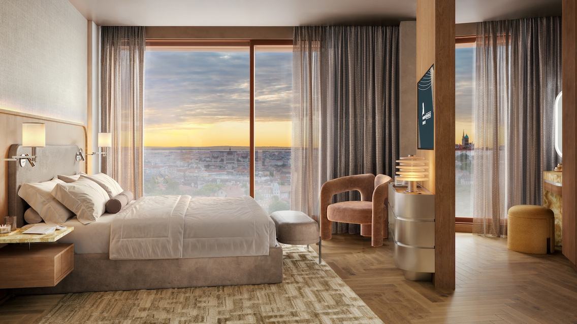 Marriott Residences Budapest haloszoba
