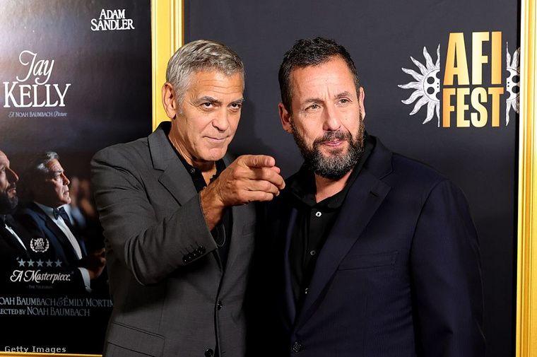 Geroge Clooney és Adam Sandler. (Fotó: Getty Images)