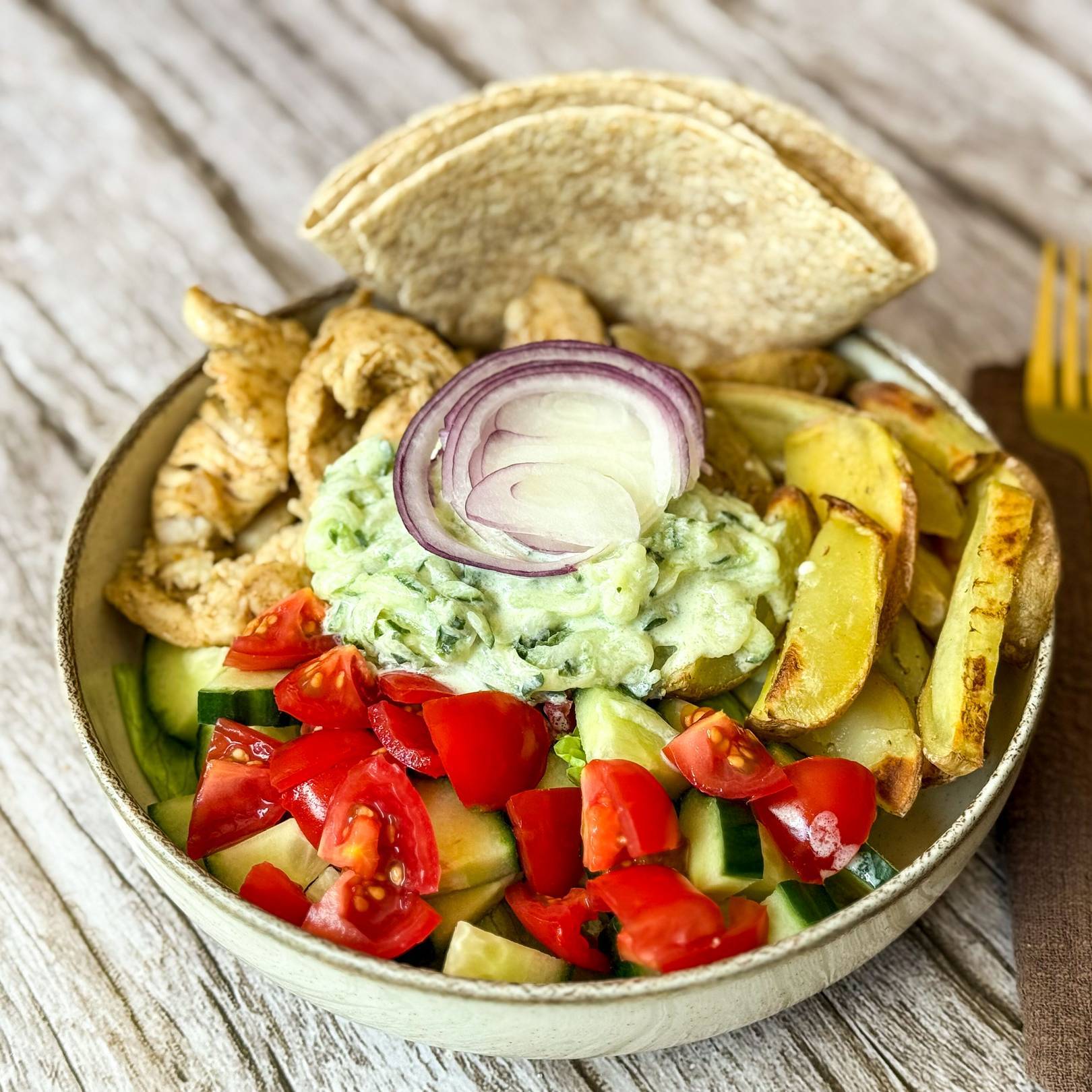 Házi gyros.