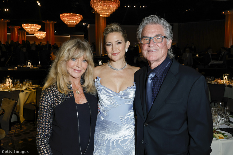 Goldie Hawn, Kate Hudson és Kurt Russell. (Fotó: Getty Images)
