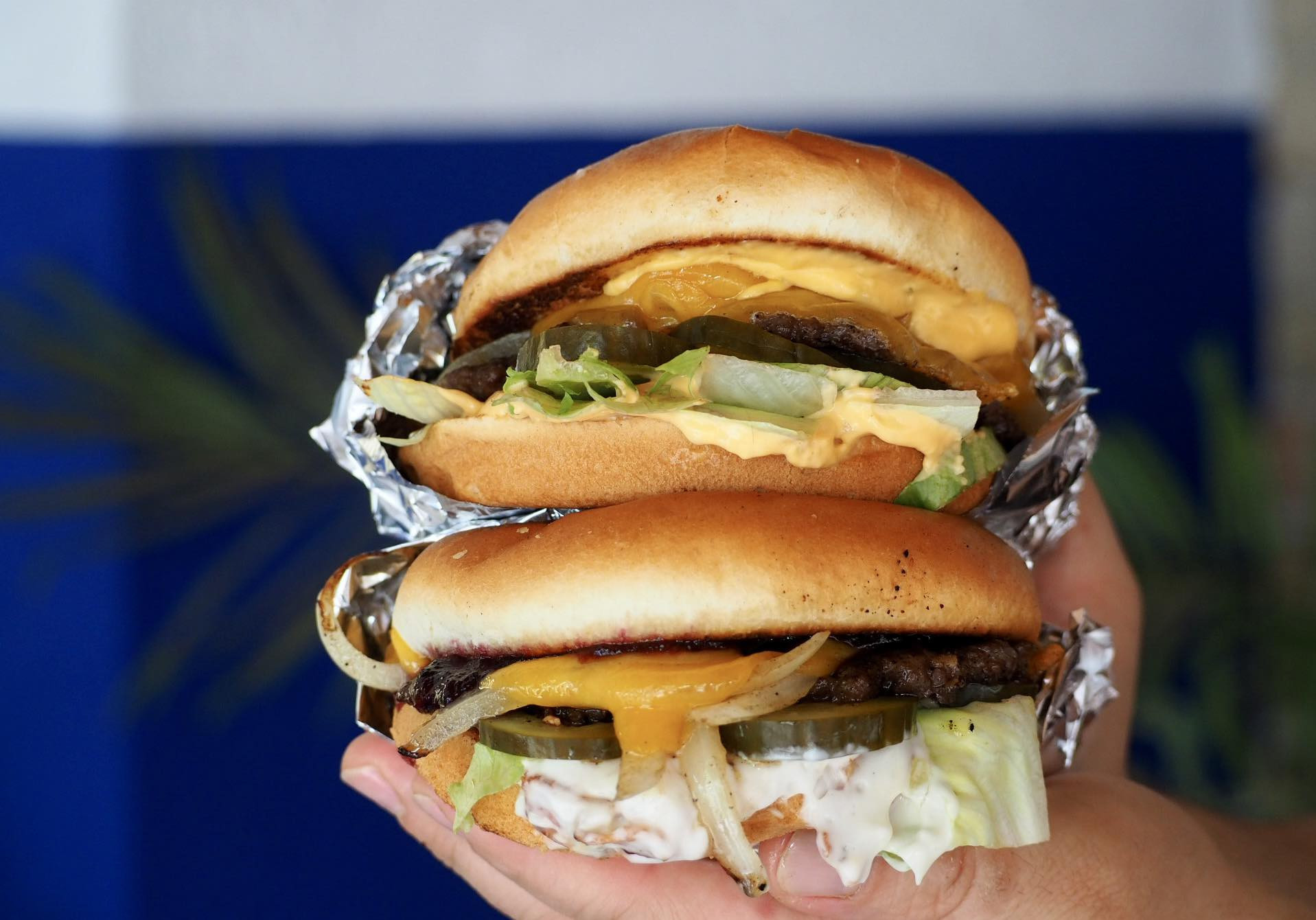 Smash burger a Kék Tányérban