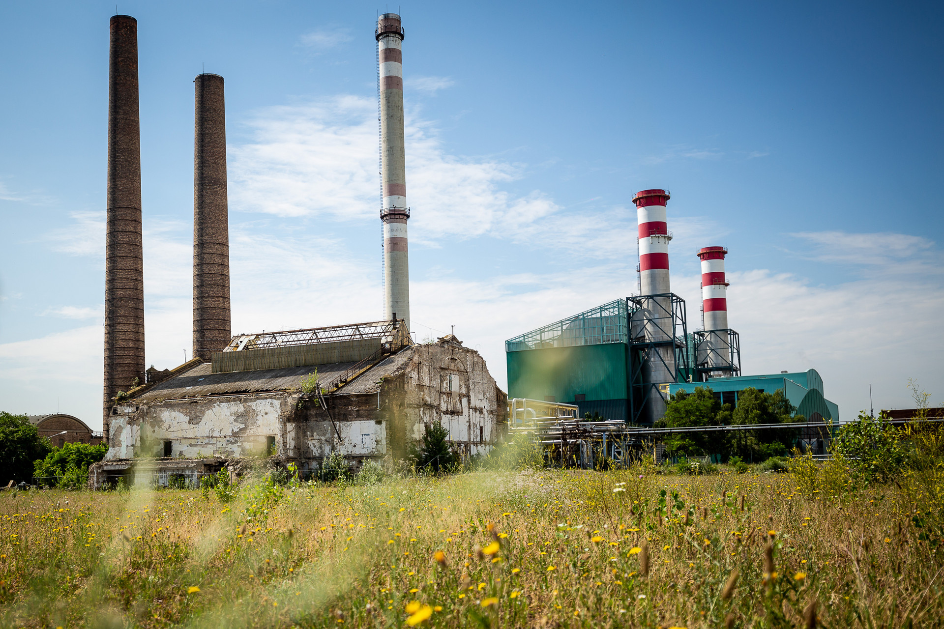 Épületek a Csepel Művek területén