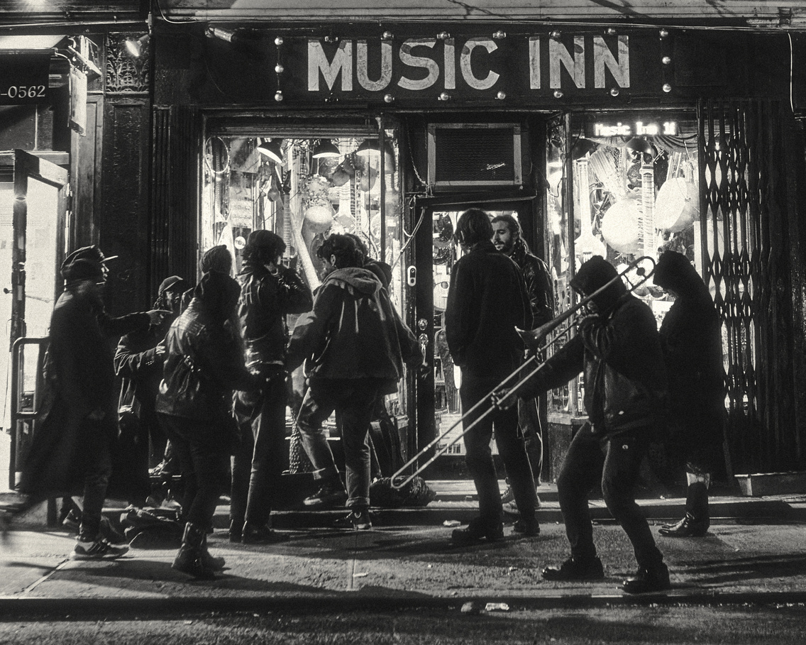 Részlet a NYC Punk Scene című sorozatból, 2020