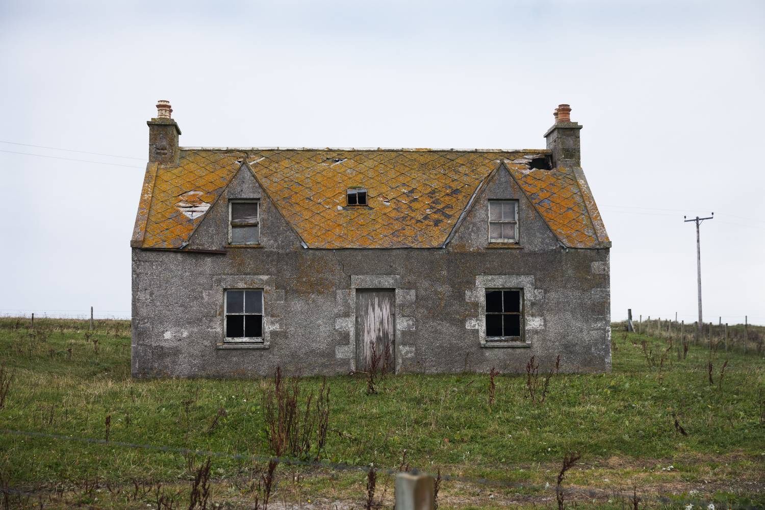 elhagyatott ház