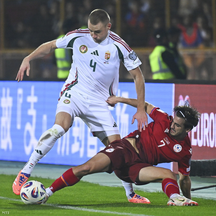 Szalai Attila és az örmény Edgar Szevikjan 2025. november 13-án