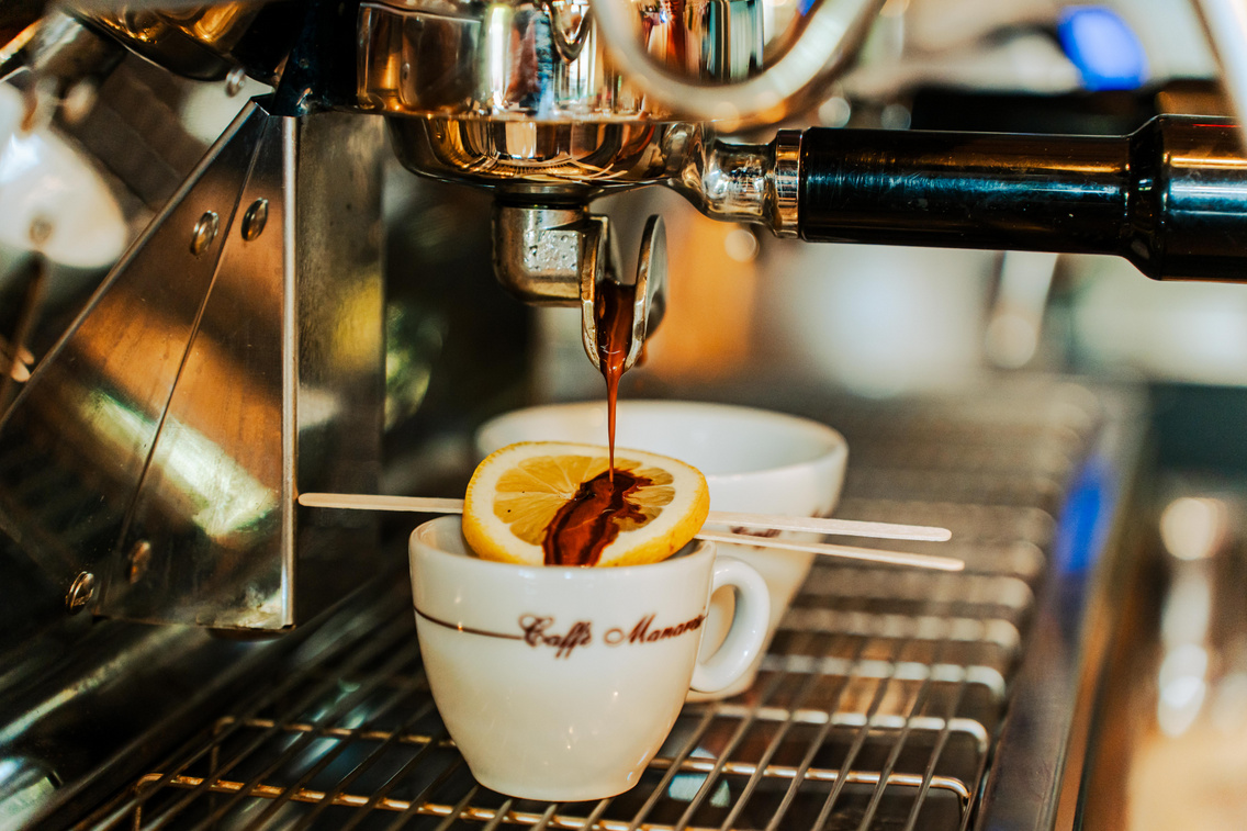Frissítő Espresso Romano a Freskóban