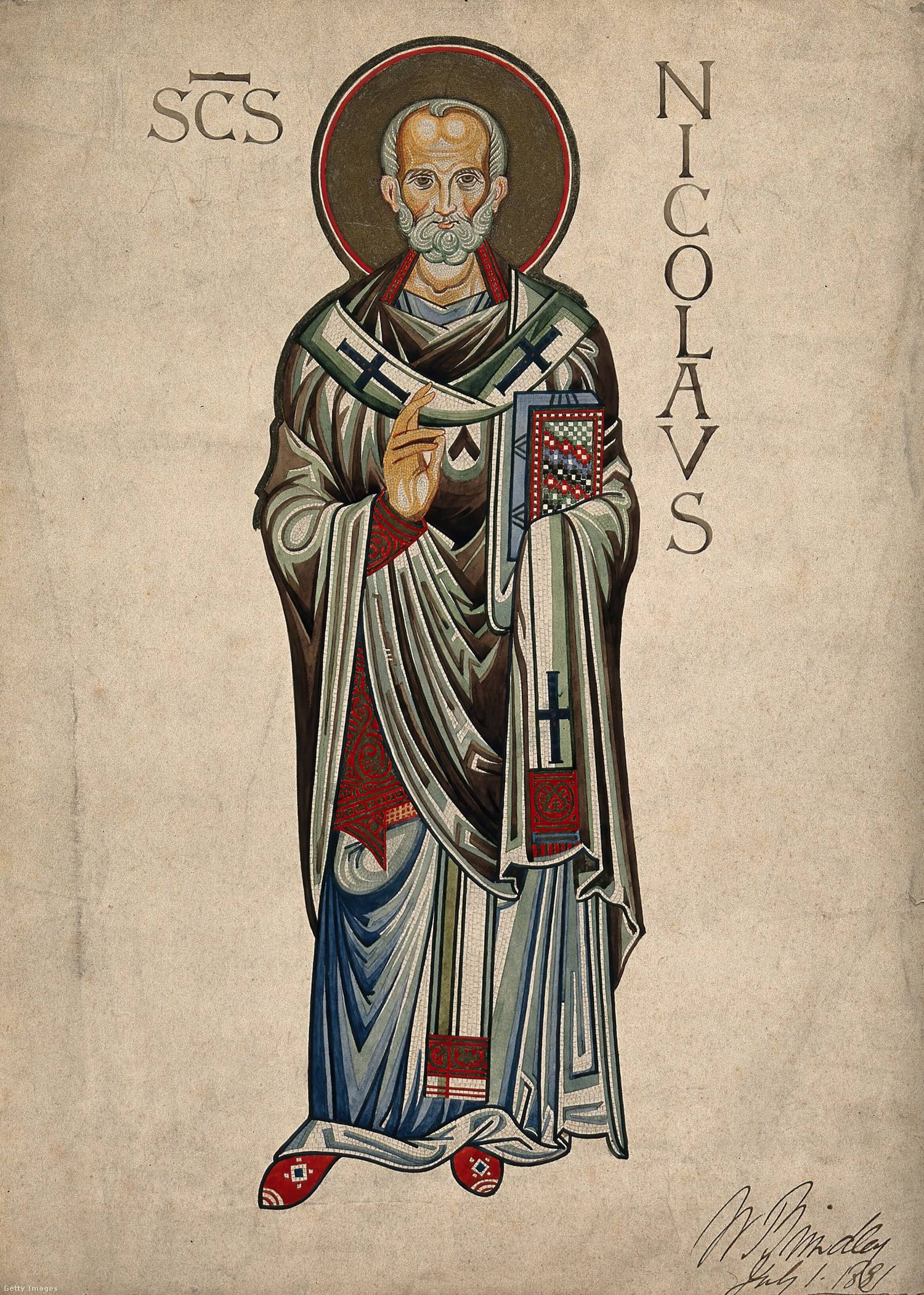 Szent Miklós - William Brindley alkotása.