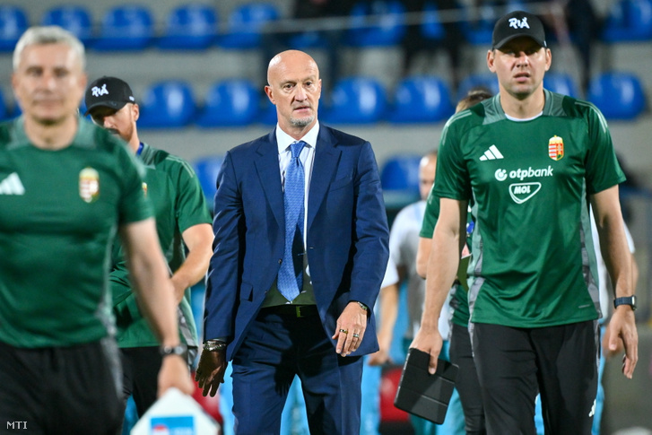 Marco Rossi és Szalai Ádám Azerbajdzsán - Magyarország barátságos labdarúgó-mérkõzésen Bakuban