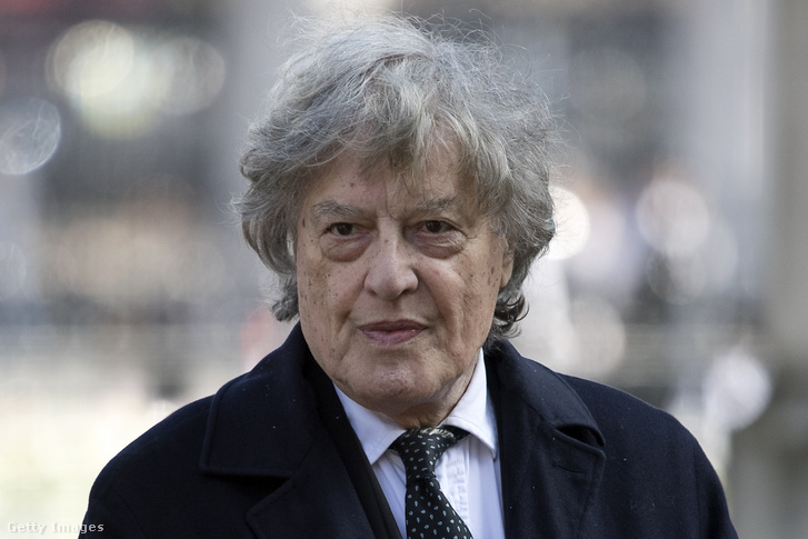 Sir Tom Stoppard 2017. április 7-én Londonban, Angliában