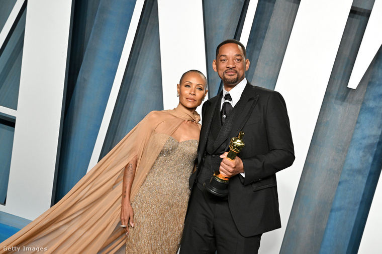 Will Smith és Jada Pinkett Smith a 2022-es Oscar-gálán. (Fotó: Getty Images)