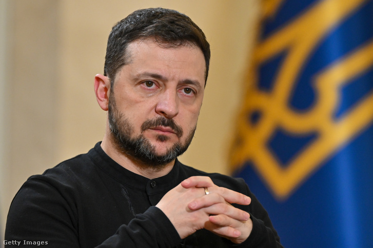 Volodimir Zelenszkij 2024. február 19-én