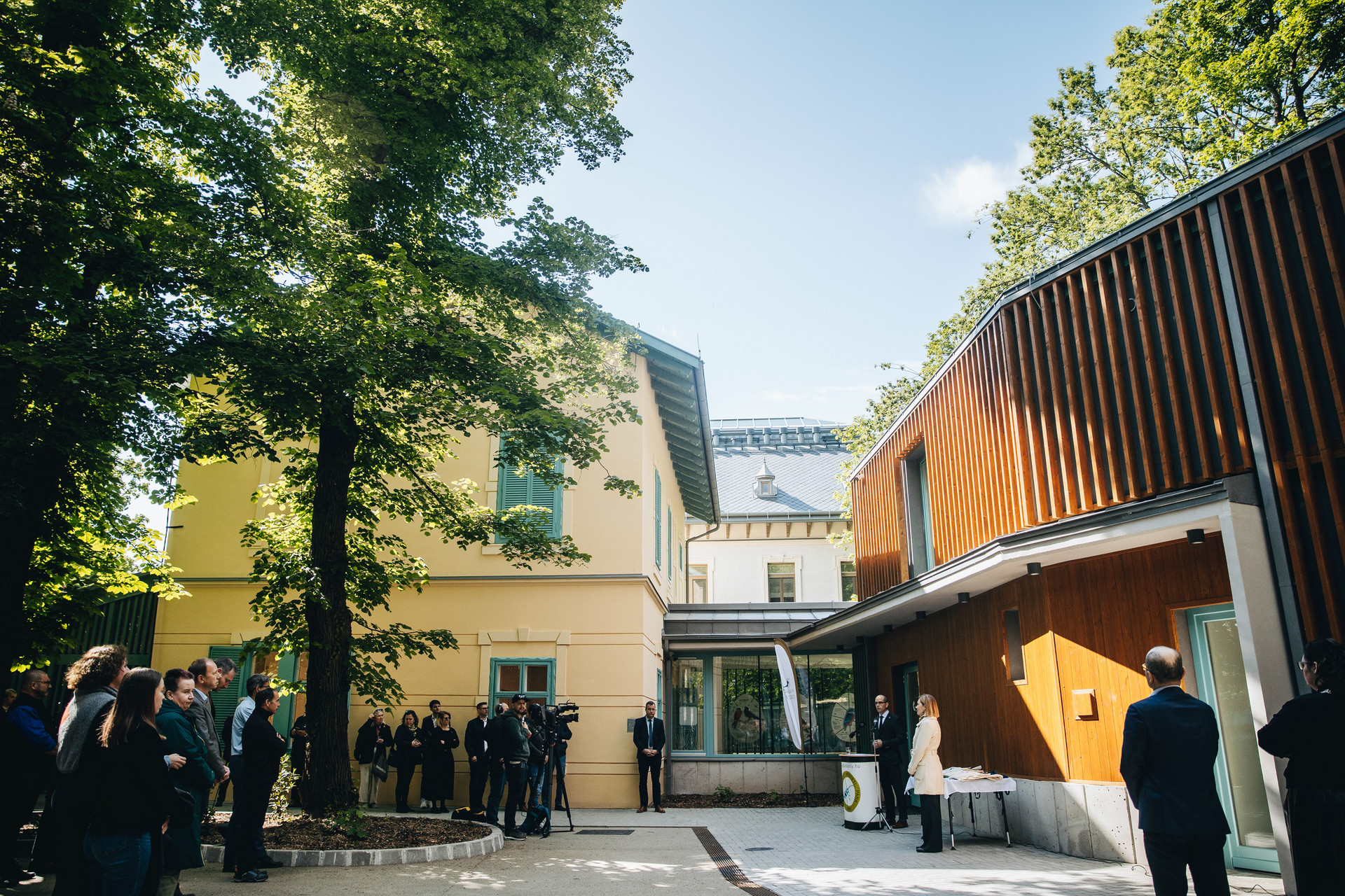 A felújított Steindl-villa a Jókai-kertben