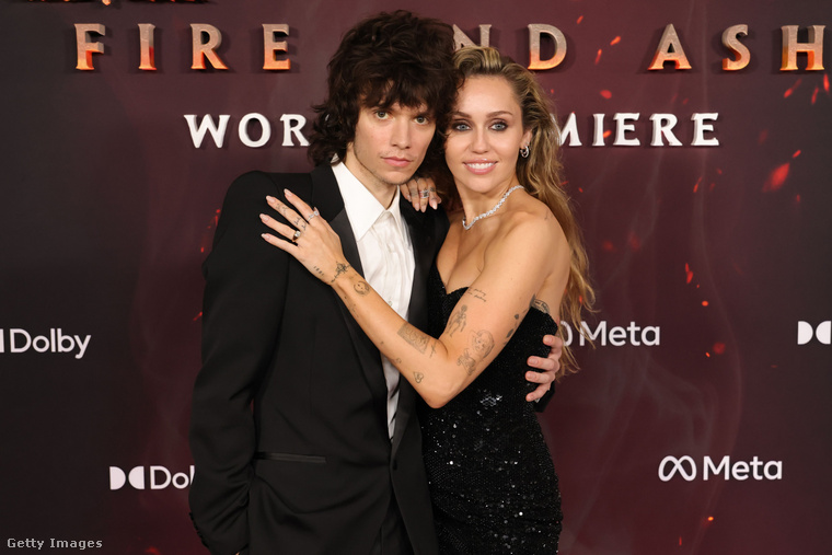 Maxx Morando és Miley Cyrus. (Fotó: Getty Images)