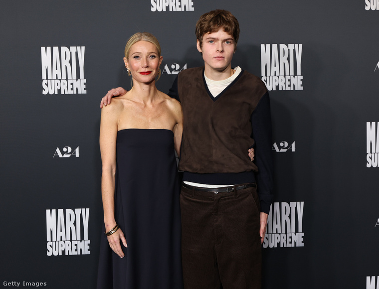 Gwyneth Paltrow és fia, Moses Martin. (Fotó: Getty Images)