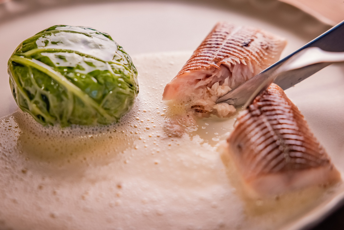 Tótfalusi pisztráng főételként