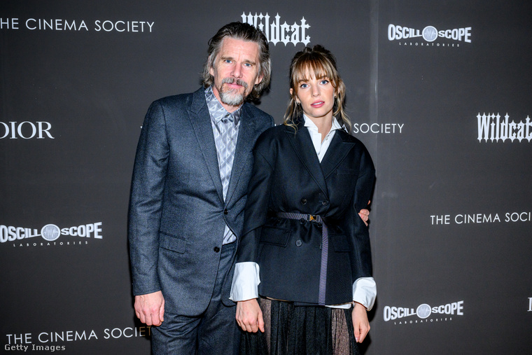 Ethan és Maya Hawke. (Fotó: Getty Images)