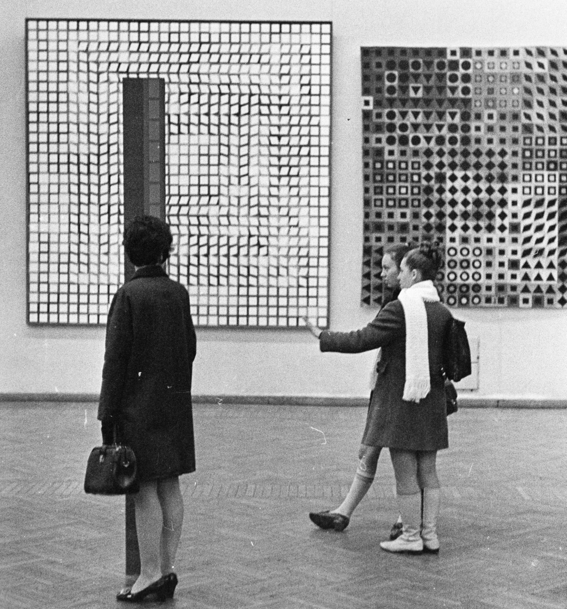 Műcsarnok, Victor Vasarely kiállítása, 1969