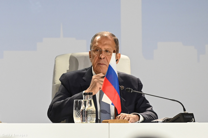 Szergej Lavrov orosz külügyminiszter 2023. augusztus 25-én
