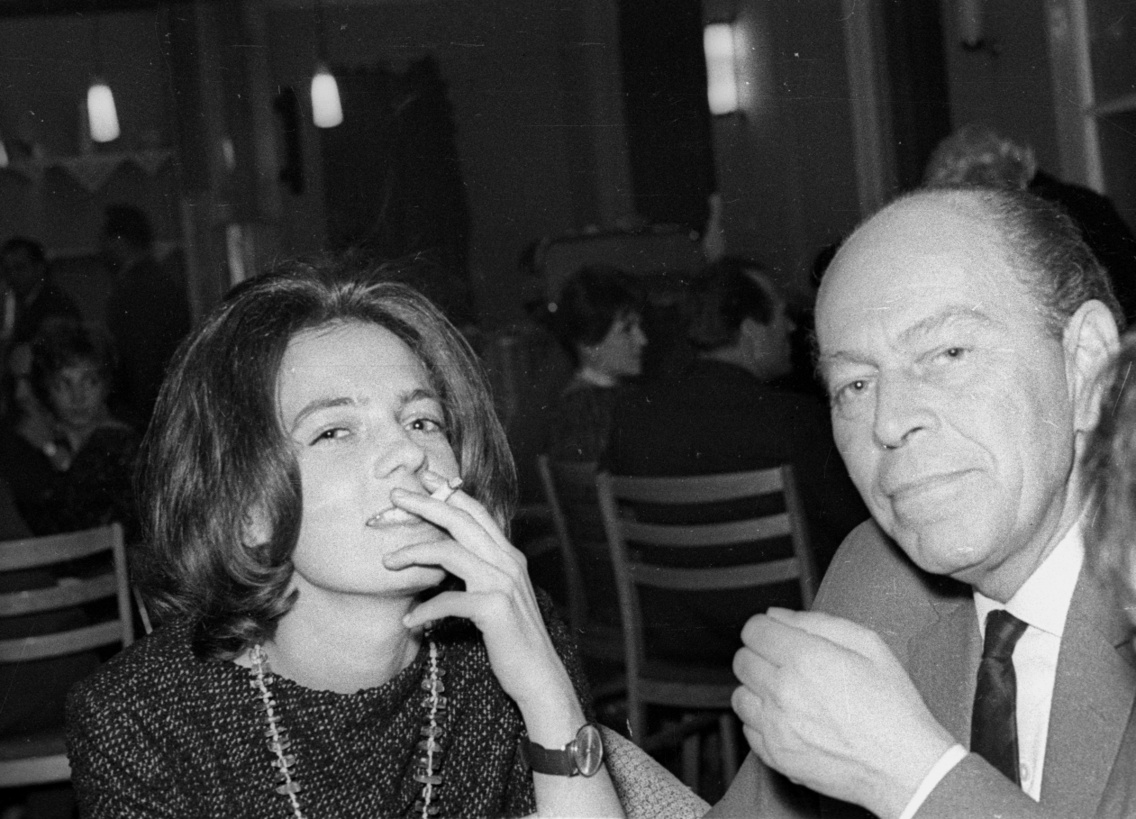 Örkény István és harmadik felesége, Radnóti Zsuzsa dramaturg (1963)