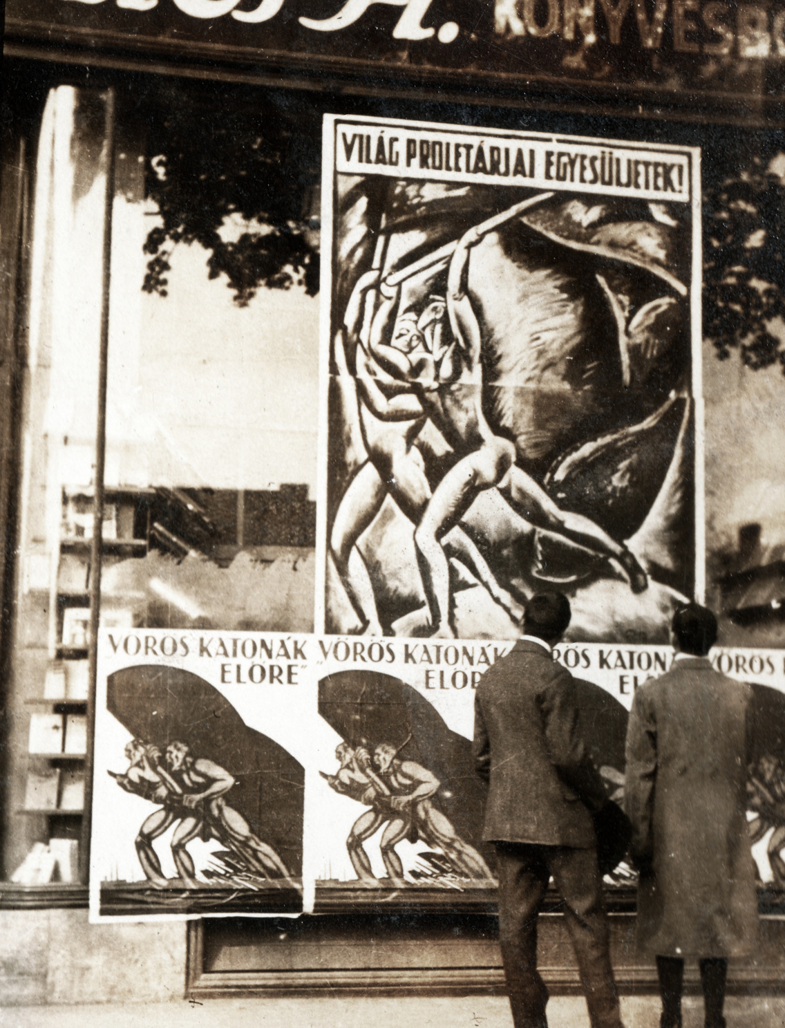Egy jól ismert, avantgárd hatású Pór Bertalan-plakát a Tanácsköztársaság idején (1919)