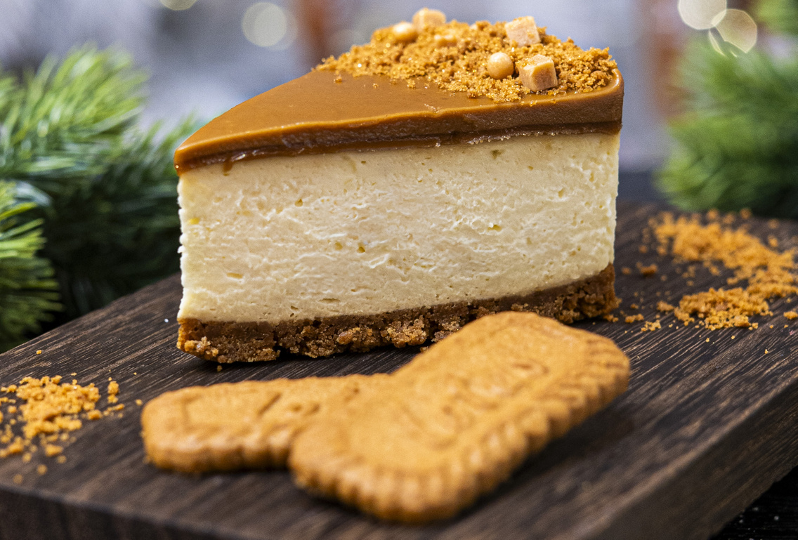 Lotus kekszes sajttorta