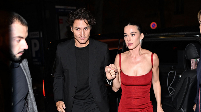 Justin Trudeau és Katy Perry. (Fotó: Northfoto)