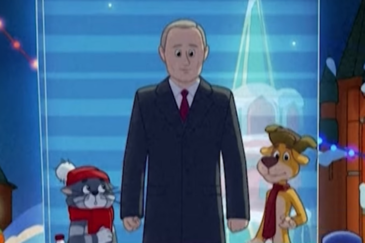 Putyin újabb területet foglalt el, egy szovjet rajzfilmben debütált az orosz elnök