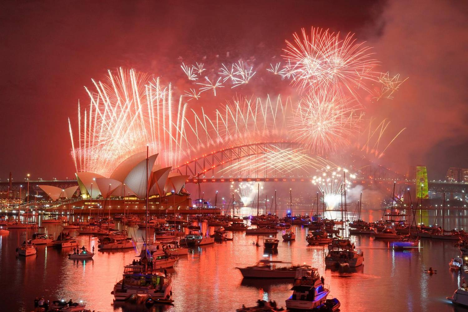 Ausztrália második legnagyobb városa, Sydney így ünnepelte 2026 kezdetét.