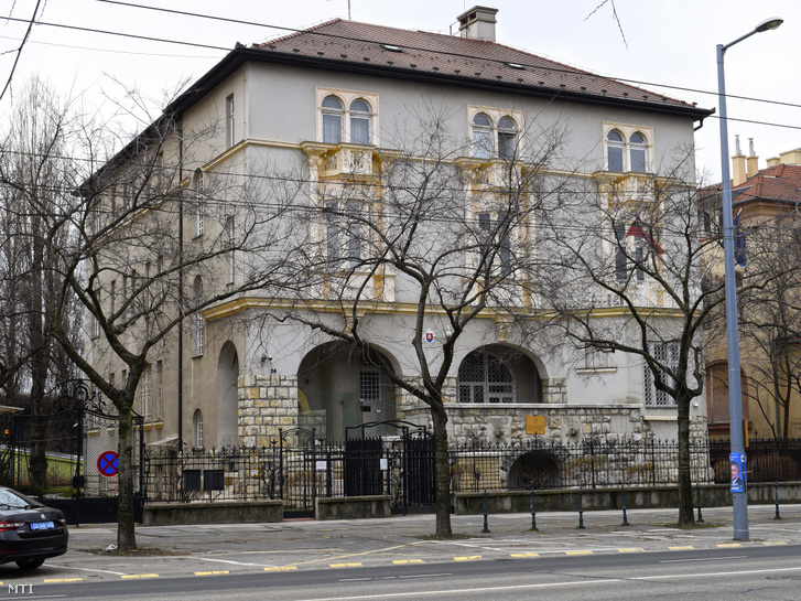 A Szlovák Köztársaság Nagykövetsége a XIV. kerületi Stefánia út 22-24-ben