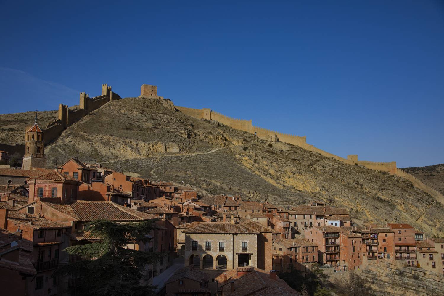 Albarracín városfala ma is láthatóak.