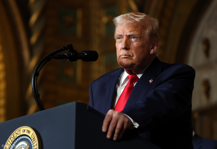 Donald Trump 2025. december 22-én