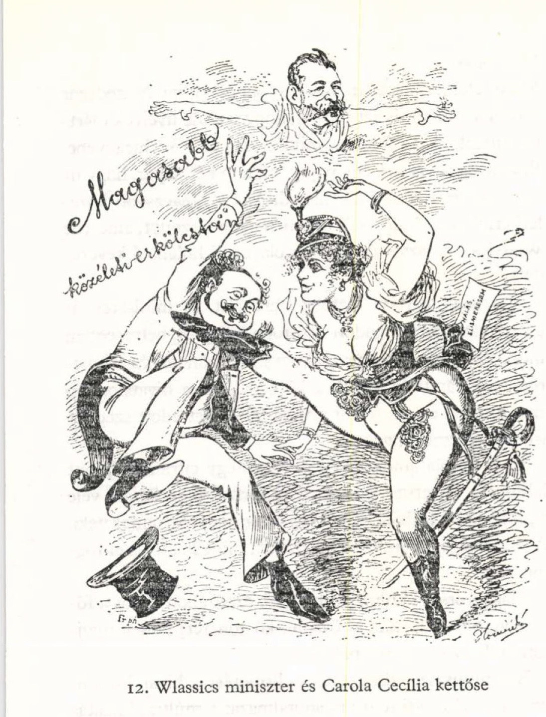 A Wlassics-botrány a Borsszem Jankó vicclapban