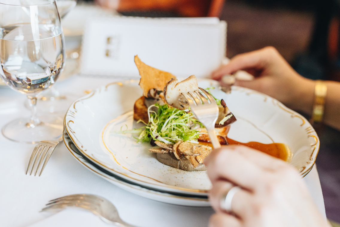 Előétel erdei gombákkal