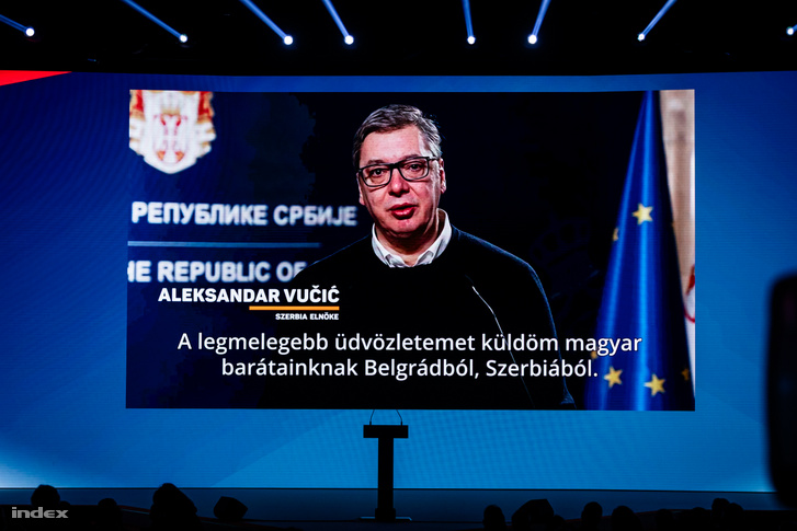 Aleksandar Vučić videóüzenete 2026. január 10-én