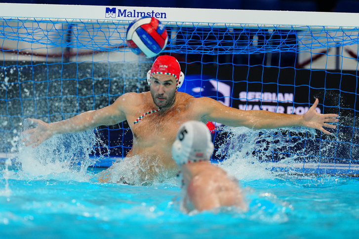 A magyar kapuban Csoma Kristóf kiegyenlített teljesítményt nyújtott