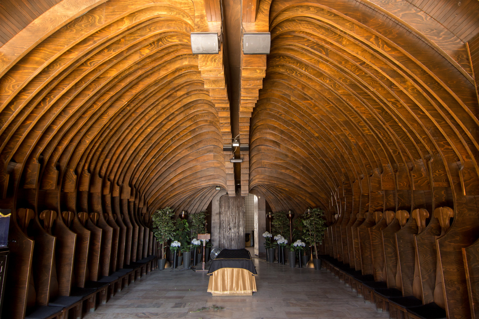 A Farkasréti temető ravatalozója