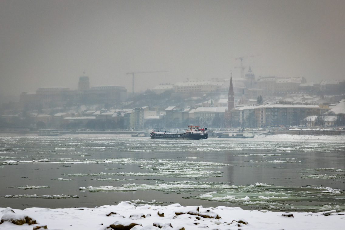 Jégzajlás Budapest260113 Szabó Gábor 027