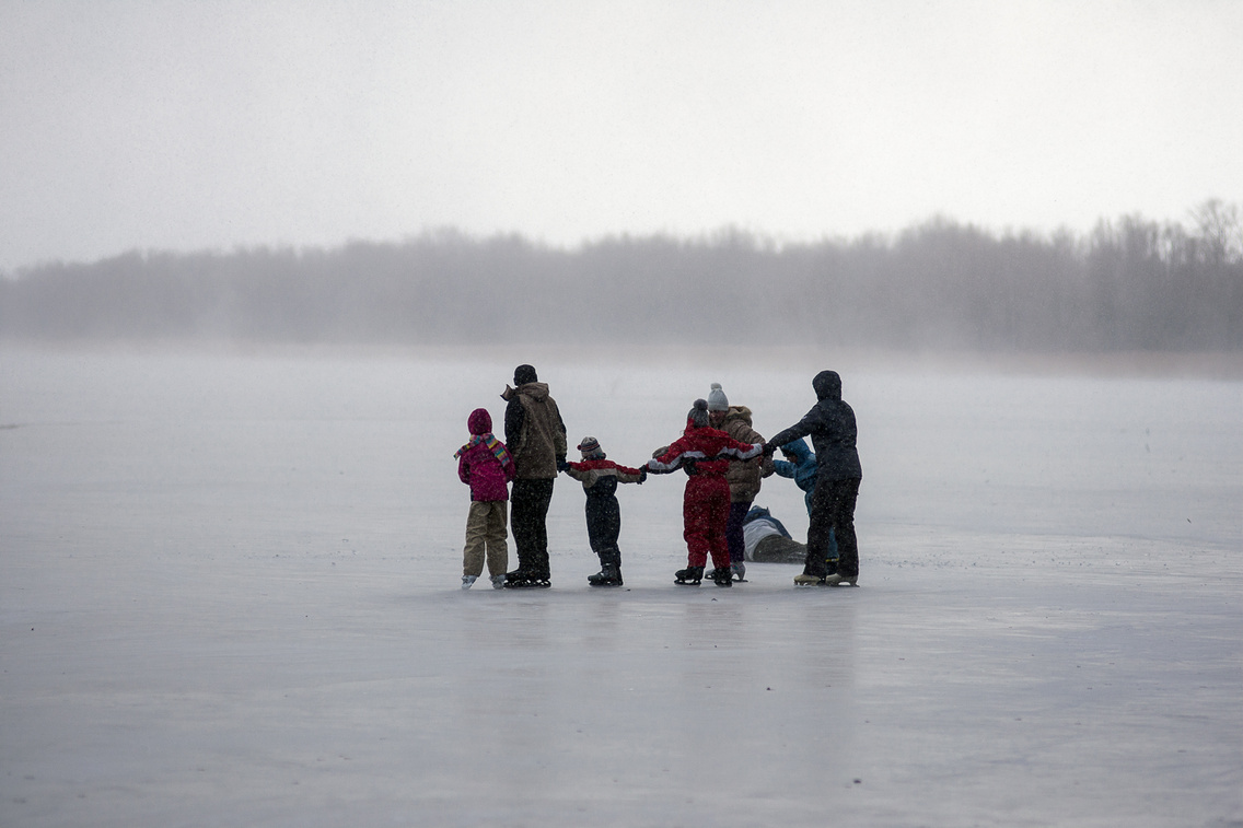 Korcsolyázó család 2017-ben