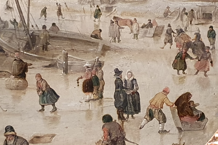 Siketnéma holland festő a tél leghűségesebb krónikása