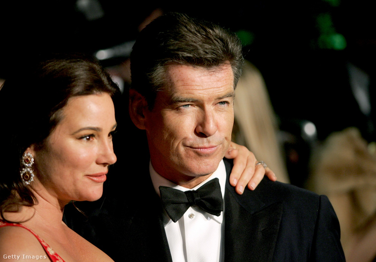 Pierce Brosnan és Keely Shaye Smith 2005-ben. (Fotó: Getty Images)